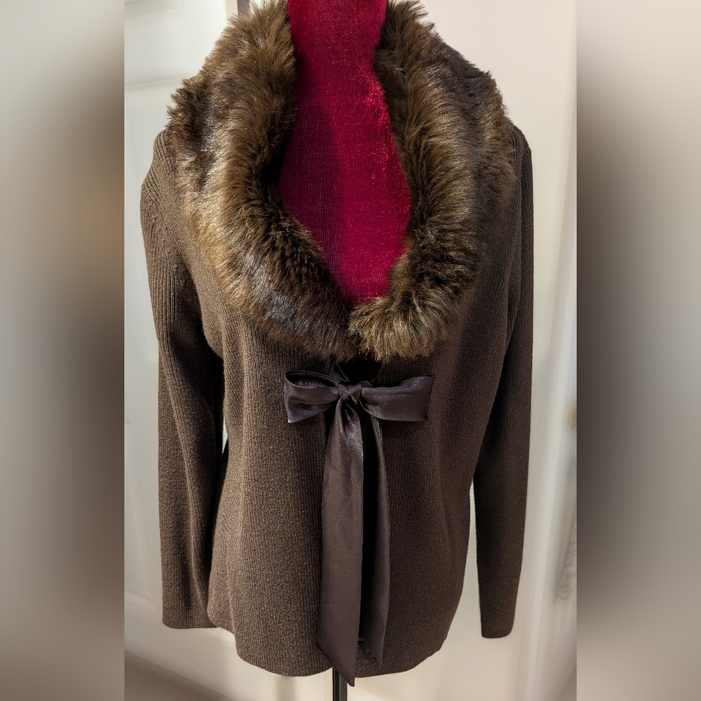 Faux Fur Sweater